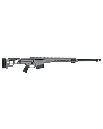 Barrett 18480 MRAD338 Lapua Mag 26" 10+1 Gray Gray Folding with Adjustable LOP Stock Black Polymer Grip Right Hand