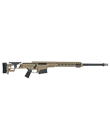 Barrett 18488 MRAD300 Win Mag 24" 10+1 Flat Dark Earth Cerakote Flat Dark Earth Folding with Adjustable LOP Stock Black Polymer Grip Right Hand