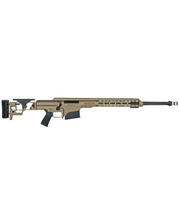 Barrett 18491 MRAD308 Win 22" 10+1 Flat Dark Earth Cerakote Flat Dark Earth Folding with Adjustable LOP Stock Black Polymer Grip Right Hand