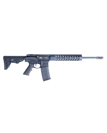 HM Defense HM15F556 Guardian F5 5.56x45mm NATO Caliber with 16" Barrel, 30+1 Capacity, Black Anodized Metal Finish, Black Mil-Spec HM Stock &amp; Polymer Grip Right Hand