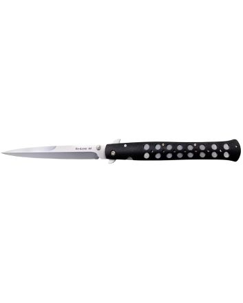Cold Steel CS26SXP Ti-Lite6" Folding Spear Point Plain AUS-8A SS Blade/Black Zy-Ex Handle Includes Pocket Clip