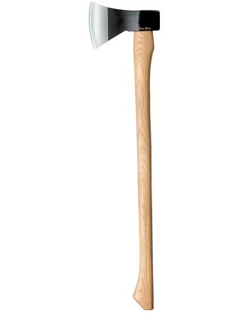 Cold Steel CS90TA Trail Boss 4" Plain 1055 Carbon Steel Blade American Hickory Handle 27"