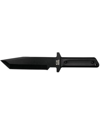 Cold Steel CS80PGTK G.I.7" Fixed Tanto Plain Black Rust Resistant Finish 1055 Carbon Steel Blade/Black Polypropylene Scales Handle Includes Sheath