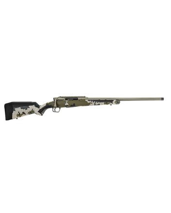 Savage Arms 57647 Impulse Big Game 6.5 Creedmoor 4+1 Hazel Green Cerakote 22" Threaded Barrel, KUIU Verde 2.0 Fixed AccuStock with AccuFit, Includes Detachable Box Mag