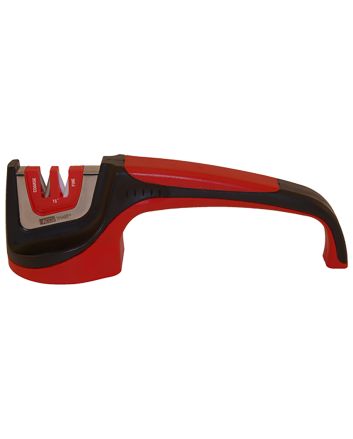 AccuSharp 052C Asian-Style Sharpener Fine Diamond, Ceramic Sharpener Red