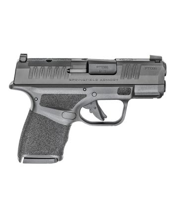 Springfield Armory HC9319BOSPLC Hellcat OSP Micro-Compact 9mm Luger 10+1, 3" Black Melonite Hammer Forged Barrel, Black Melonite Optic Ready/Serrated Steel Slide, Adaptive Textured Grip