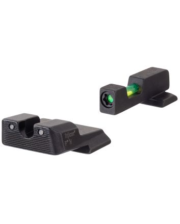 Trijicon 601110 DI Night Sight SetGreen/Tritium/Fiber Optic Front Sight-Green Tritium Black Outline Rear Sight Smith &amp; Wesson M&amp;P Shield/M&amp;P Shield Plus
