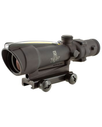Trijicon 100143 ACOGMatte Black 3.5x 35mm Illuminated Amber Chevron .308/7.62 BDC Reticle