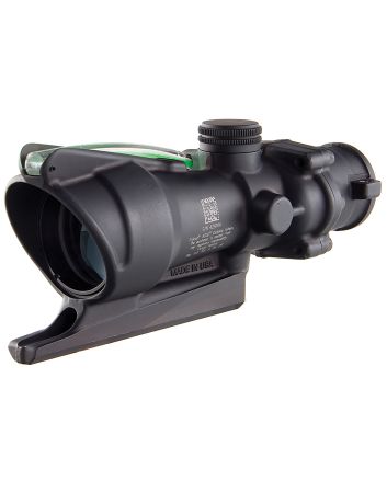 Trijicon 100212 ACOG4x 32mm Obj 36.80 ft @ 100 yds FOV Matte Black Finish Dual Illuminated Green Donut 22/556 BDC