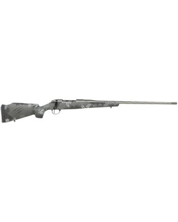 Fierce Firearms FCETW65PRCTIPH Twisted Edge6.5 PRC 4+1 24" Phantom Camo Carbon Fiber Stock, Gray Cerakote, Right Hand