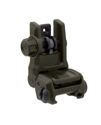 Magpul MAG1167-ODG MBUS 3 Sight RearOlive Drab Green Flip Up for AR-10/AR-15/M4/M16/M110/SR-25