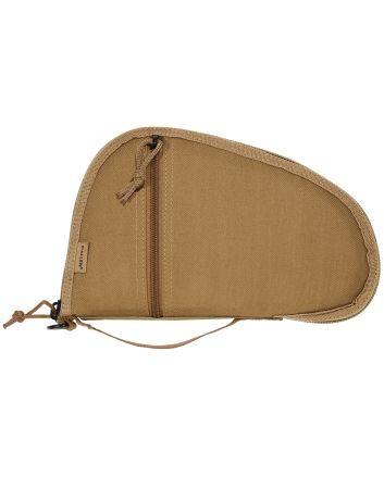 Allen 3613 TorreyHandgun Case Coyote Tan Polyester, Small Accessory Pocket, Muzzle Pocket &amp; Lockable Zipper 10.50" x 6.50" Exterior Dimensions