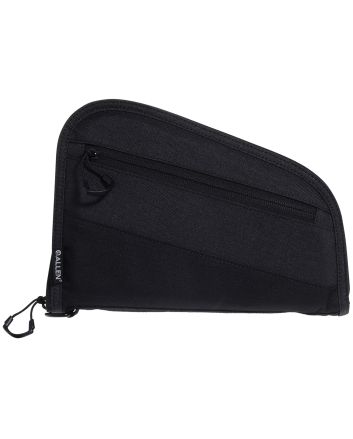 Allen 7749 Auto-Fit 2.0 Handgun Case Thick Foam Padding w/Knit Interior, Exterior Pocket &amp; Black Finish for Compact Semi-Autos 9" L