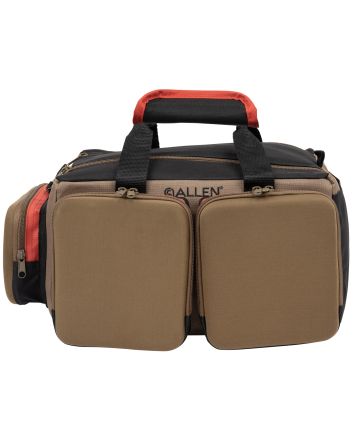 Allen 8305 Eliminator Rangemaster Tan Range Bag w/Pistol Rug, Multiple Exterior Pockets,Rigid Bottom w/Feet For Stability
