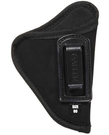 Allen 44600 Inside-The-Pant Conceal Carry Holster Size 00 IWB Black Ultrasuede Fabric, Fits Small/Medium DA Revolvers, Belt Mount Clip, Right Hand