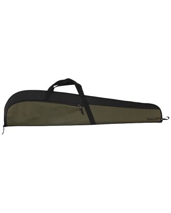 Allen 69346 Powell Rifle Case 46" Green w/Black Trim 600D Polyester, Foam Padding, Large Accessory Pocket &amp; Lockable Zippers