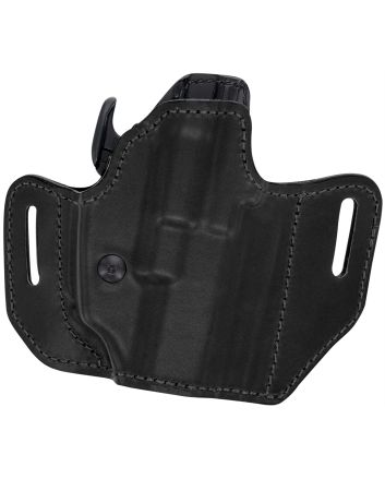 Bianchi 54501 Allusion Assent Pro-Fit OWB Size 04 Black Leather Belt Slide Fits Springfield XD Fits Sig P220 Fits FN FNP Right Hand