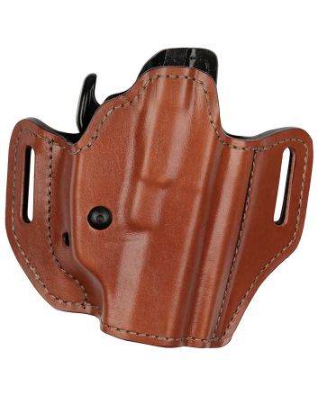 Bianchi 34501 Allusion Assent Pro-Fit OWB Size 04 Tan Leather Belt Slide Fits Springfield XD Fits Sig P220 Fits FN FNP Right Hand