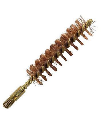 CVA AC1463 Cleaning Brush 45 Cal For Muzzleloaders 10-32 Thread, Brass Bronze Bristles
