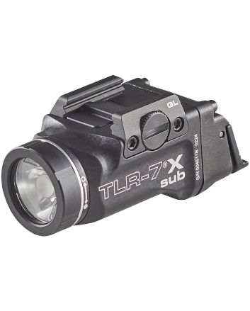 Streamlight 69400 TLR-7 X SubBlack Anodized 500 LumensWhite LED Glock 43X MOS/48 MOS/43X/48