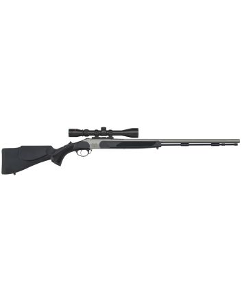 Traditions R556110460 Vortek StrikerFire50 Cal 209 Primer 28" Stainless Cerakote Black Synthetic Stock 3-9x40 Scope