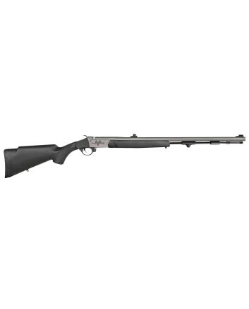 Traditions R74110440S Pursuit XT 50 Cal 209 Primer 26" Stainless Cerakote Black Synthetic Stock Includes Williams Fiber Optic Sights