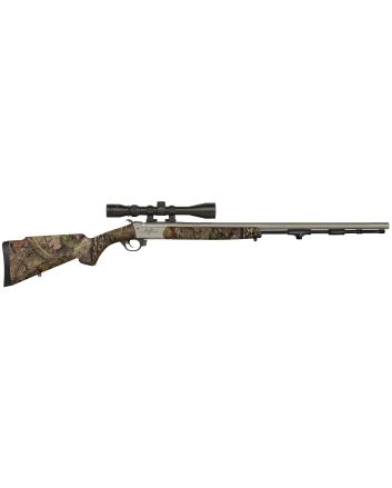 Traditions R5741104416 Pursuit XT 50 Cal 209 Primer 26" Stainless Cerakote Mossy Oak Break-Up Country Synthetic Stock 3-9x40 Scope