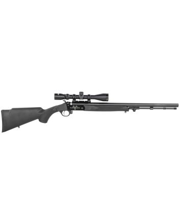 Traditions R572000840 Buckstalker XT 50 Cal 209 Primer 24" Blued Barrel/Rec Black Synthetic Stock 3-9x40 Scope