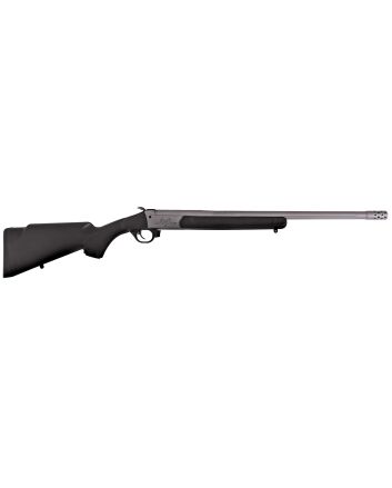 Traditions CR471130T Outfitter G3 Full Size 45-70 Gov 1rd 22" Stainless Cerakote Fluted Threaded Barrel, Drilled &amp; Tapped Steel Receiver, Fixed Black Synthetic Stock, Right Hand