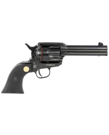 Traditions SAT7322250 1873 Rawhide SAO 22 LR 6rd 4.75" Blued Steel Black Checkered PVC Grip