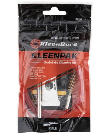 KleenBore SK20710 Grab &amp; Go Cleaning Kit .30/ .30-06/ 7.62mm Cal Rifle 10 Per Pack