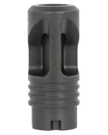 LBE Unlimited AK47-DP Dual Port Flash Hider Black with 14x1 LH Threads AK-Platform