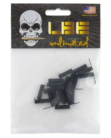 LBE Unlimited AREPS20PK AR Parts Ejection Port Cover Spring 20 Pack AR-15 Black Stainless Steel