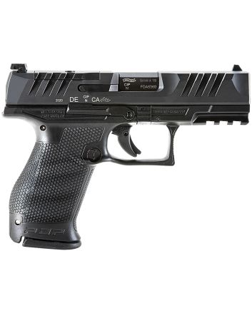 Walther Arms 2851229 PDP Compact Optic Ready 9mm Luger 4" 15+1 Black Black Steel Slide Performance Duty Textured Black Polymer Grip