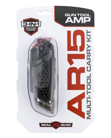 Real Avid AVGTAMPAR Gun Tool AMP-AR Gray/OD Steel Folding Multi-tool for AR-15