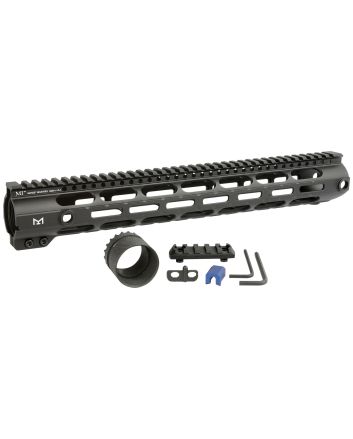 Midwest Industries MICR30815Combat Handguard AR-308/LR-308 Black Hardcoat Anodized 15" 6061-T6 Aluminum