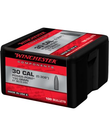 Winchester Ammo WB30PP150X Centerfire Rifle30Cal 150gr Power Point 100 Per Box/10 Case