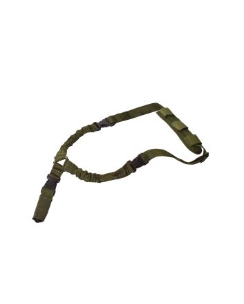 Rukx Gear ATICT1PSG Tactical Single Point Sling Green Nylon Adjustable Bungee