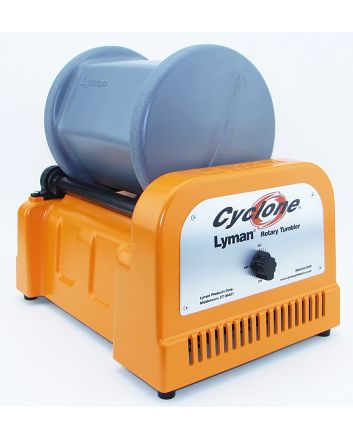 Lyman 7631550 Cyclone Rotary Tumbler Orange/Blue Multi-Caliber 1000 Cases 10 lbs