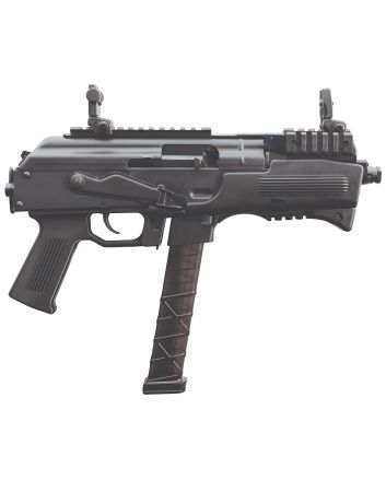 Charles Daly CF440130 PAK-99mm Luger 10+1 6.30" Matte Black Steel Barrel, Matte Black Steel w/Picatinny Rail Receiver, Black Polymer Grips, No Brace, Sling Swivel