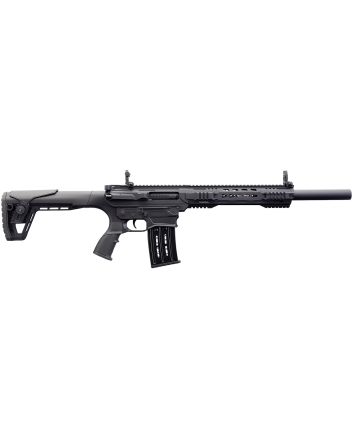 Charles Daly 930191 AR 12T Full Size Frame 12 Gauge Semi-Auto 3" 5+1 18.50" Black Steel Barrel, Black Aluminum Receiver, BlackSynthetic Stock w/Adj Comb, Black Polymer Grip