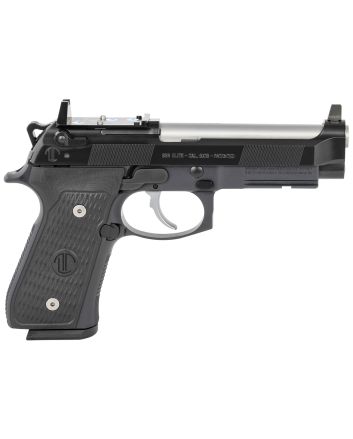 Langdon Tactical Tech LTT92ERDOTJ 92 Elite LTT9mm Luger 4.70" 17+1 Black Cerakote Black Steel with Red Dot Optic Cut Slide Black Polymer Grip Trigger Job