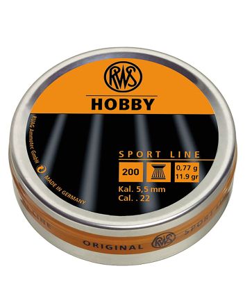 RWS/Umarex 2317401 Hobby Sport Line 22 Lead 200 Per Tin
