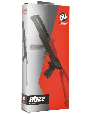 SB Tactical 22TD-01-SB ChassisFixed Black for Ruger 10/22 &amp; Ruger 22 Charger Right Hand