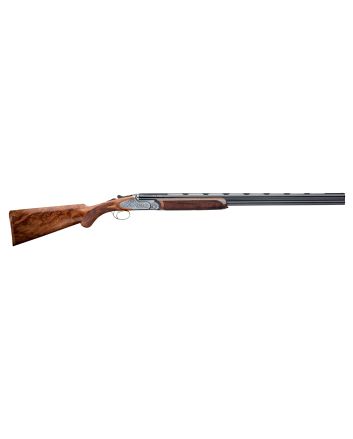 Rizzini USA 510128 Artemis Field Full Size 28 Gauge Break Open 3" 2rd 29" Gloss Blued Anodized Silver Engraved Steel Receiver, Fixed w/Prince of Whales Grip, Oiled Turkish Walnut Wood Stock