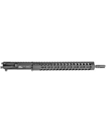 HM Defense 16MBUP556L MonoBloc Upper223 Remk, 5.56x45mm NATO 16" Black Cerakote Barrel 7075-T6 Aluminum Black Anodized Receiver, 15" M-LOK Free-Float Handguard with Long Rail for AR-15