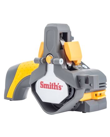 Smiths Products 50969 Knife &amp; Tool Sharpener Cordless Hand Held Fine/Medium/Coarse Ceramic Sharpener Gray/Yellow