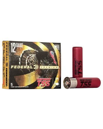 Federal PTSSX191F9 Premium Turkey Heavyweight TSS 12Gauge 3.50" 2 1/4oz 9Shot 5 Per Box/50 Case