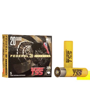 Federal PTSSX259F7 Premium Turkey Heavyweight TSS 20Gauge 3" 1 1/2oz 7Shot 5 Per Box/50 Case