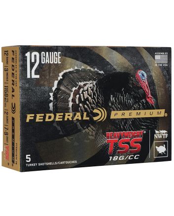 Federal PTSSX197F79 Premium Turkey Heavyweight TSS 12Gauge 3" 2oz 7/9Shot 5 Per Box/50 Case